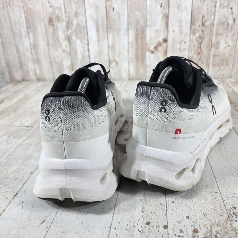 On Cloudsurfer Mens Running Shoes White Black 3ME10101430 Size 11